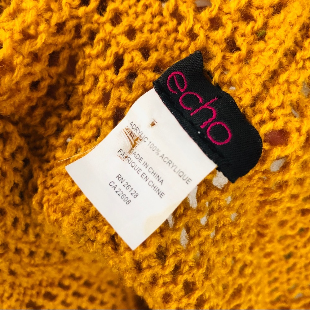 Infinity scarf Mustard - Picture 2 of 3
